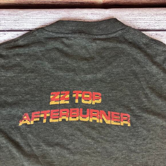 Vintage 1986 ZZ Top "Afterburner" Tour T-shirt - Picture 2 of 11